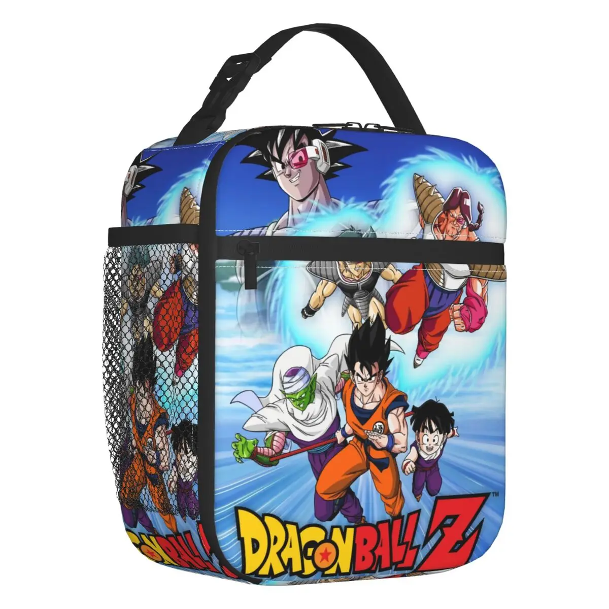

Термосумки для обедов с изображением Гоку из японского аниме Dragon Ball Z, многоразовые, для пикников на природе, унисекс