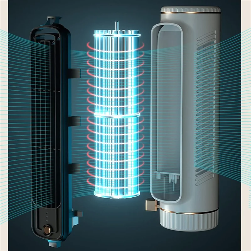 

AS94-безлопастной башенный вентилятор, настольный воздушный охладитель, портативный бесшумный офисный вентилятор, для внутреннего офиса и домашнего использования