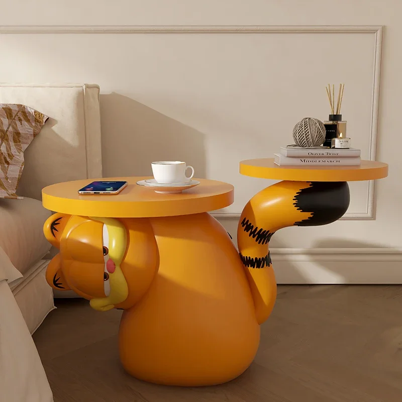 Cream wind Garfield coffee  sideliving room sofa removable corner floor bedside ornament