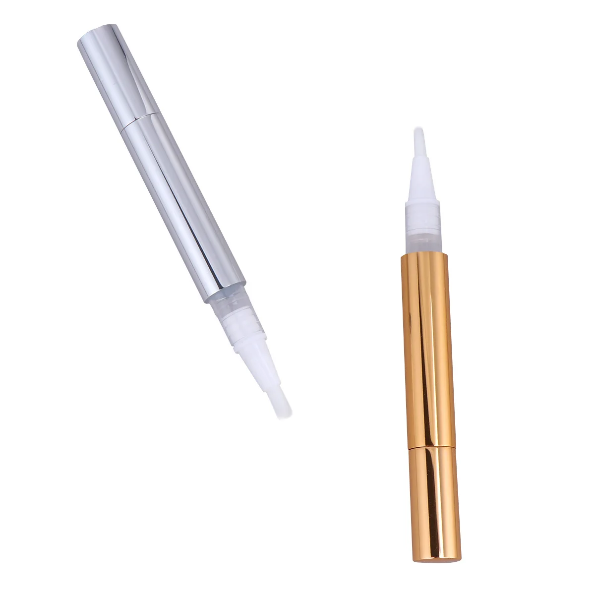 

2Pcs Lip Gloss Empty Pen Brush Tip Portable Applicator 3Ml Container Nail Oil Nail Polish Eyelash Growth Essential Oil
