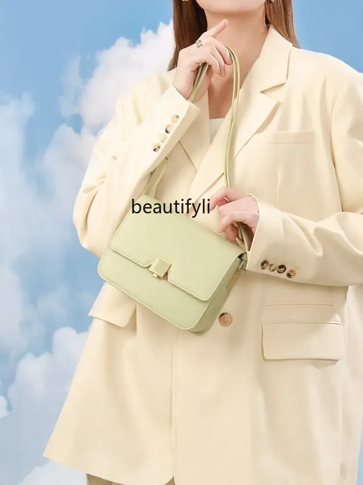 zqTofu  Bag Special-Interest Design Textured One-Shoulder Bag Fashion Commuter Crossbody Women's Bag