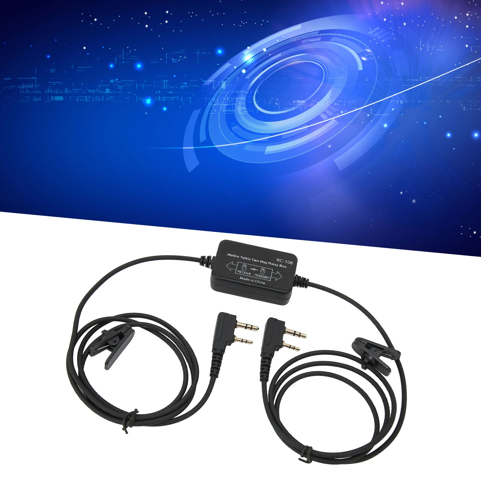 K ميناء صندوق التتابع اتجاهين راديو صندوق التتابع RC ‐ 108 صندوق التتابع بسيط K ميناء اتجاهين راديو يده صندوق مكرر الاتصال الداخلي #3