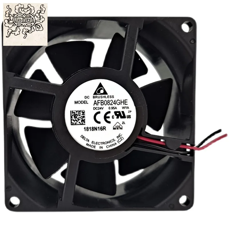 

Ltsf For AFB0824GHE-WYA DC 24V 0.95a 6800rpm 8038 Brand New Delta Cooling Fan 8CM COOLER