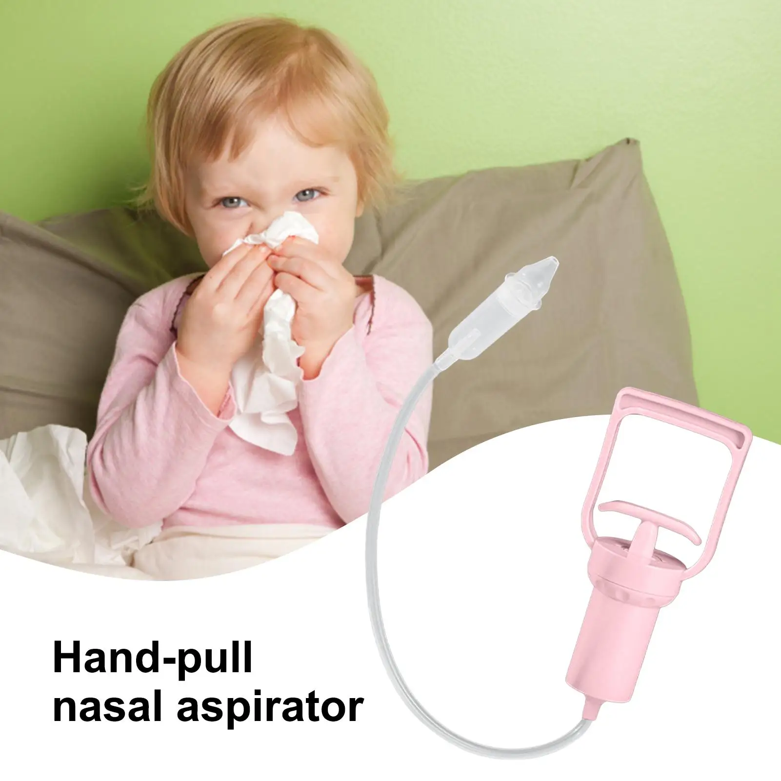 

Baby Nasal Aspirator Powerful Hand Pump Safe Comfortable Nose Cleaner For Newborns Toddlers Kids Portable Relief Mucus Remover