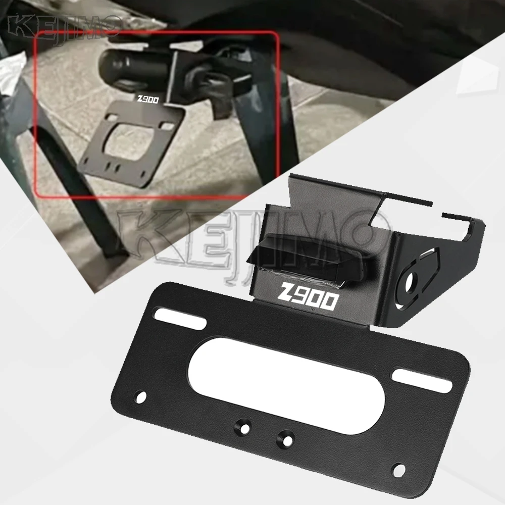 

For Kawasaki Z900 Z 900 SE Performance Motorcycles Rear Tail Tidy Number License Plate Holder Fender light 2021 2022 2023 2024