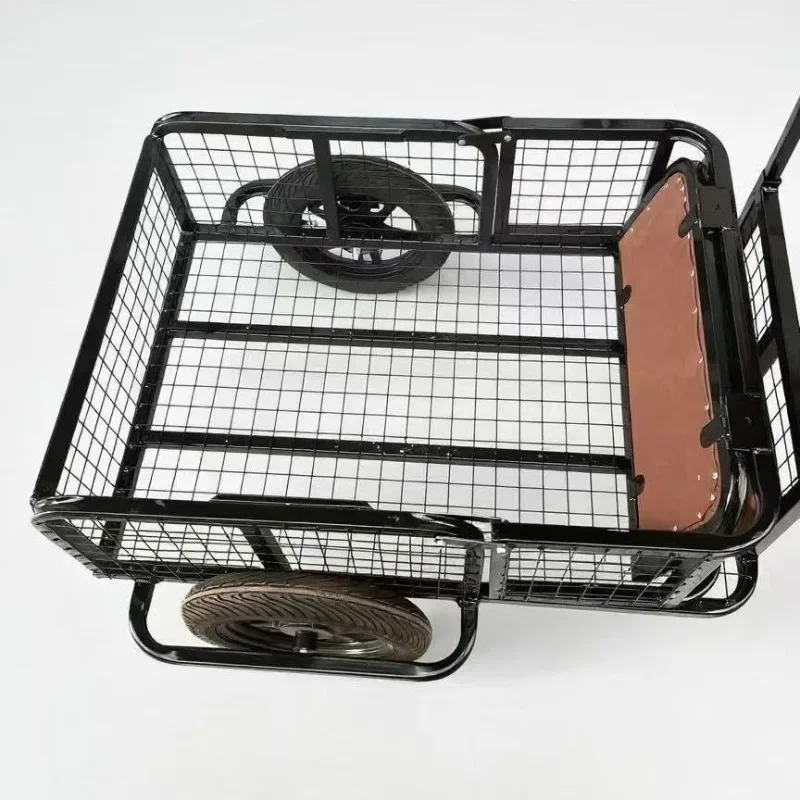 كشك مقطورة معلق على شكل دلو للسيارة الكهربائية الخارجية لنظام سقي الحديقة باللون الأسود #1