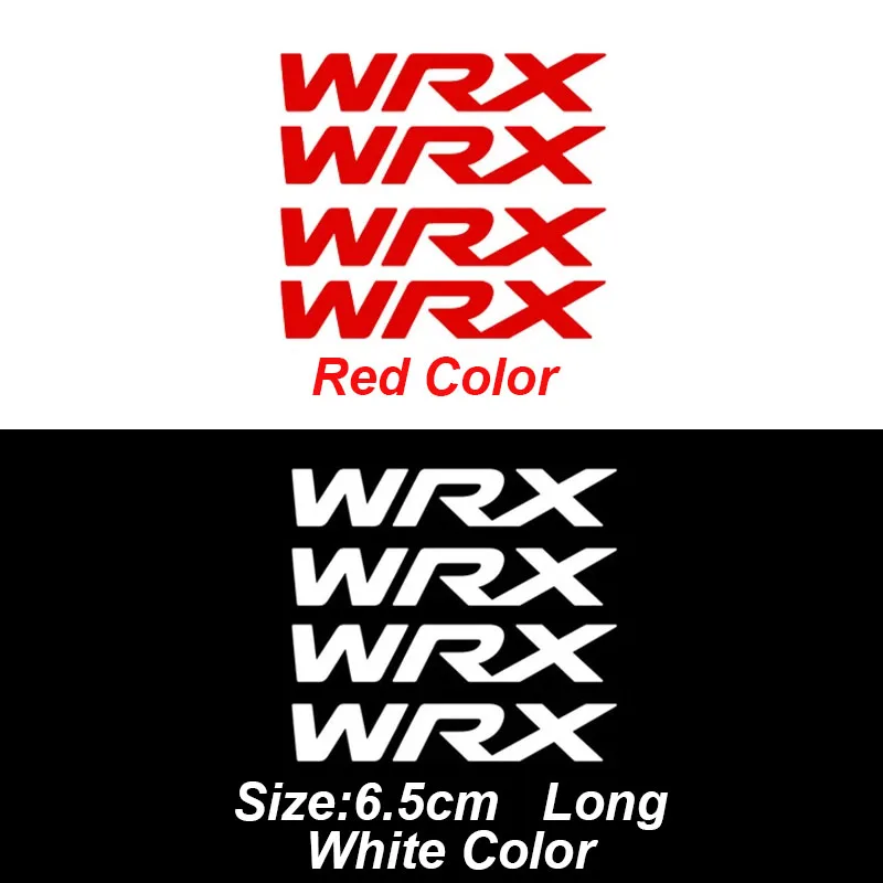 4 قطع من ملصقات جسم السيارة لسوبارو WRX #4