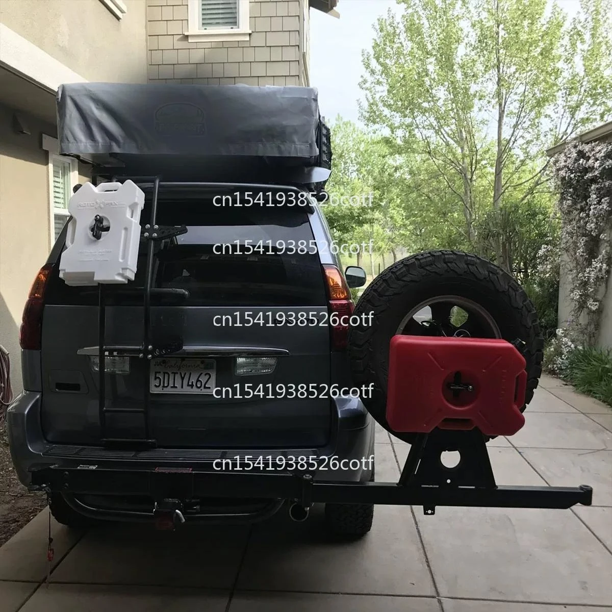 Spare tire Trailer bar Spare tire Universal square mouth Spare tire with license plate