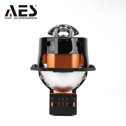 AES 3''TIR Prism S600 Double Laser Bi Led Projector 80W Super Power Car Headlight Projector Bi Led Headlight for Car Accessories