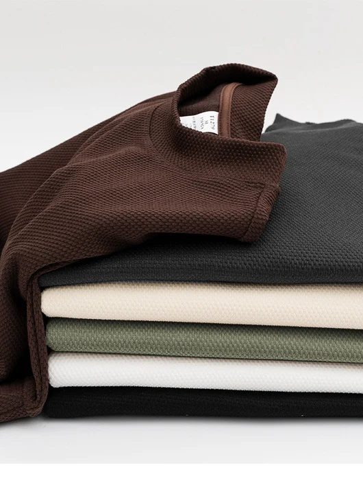 

Men's Casual Long Sve Crew Ne Knitwear f High Collar Base irt Embroidered Sweatirt Comfortable Breathable T-irt