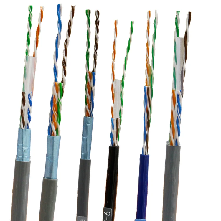 UTP 305M blue PVC LAN Cable Communication High Quality Cat6 Network Cable 23AWG
