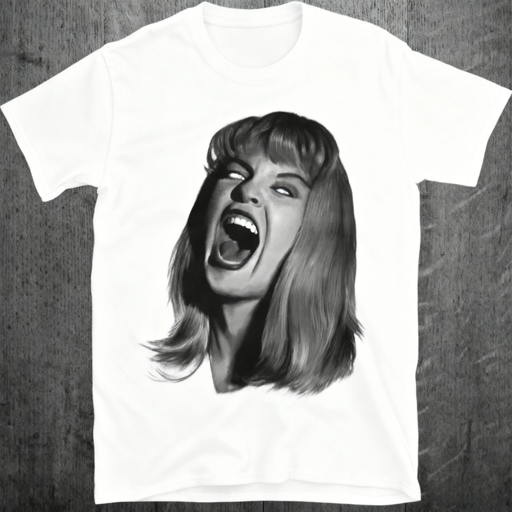Twin Peaks T-Shirt Laura Palmer Scream Shirt Cult Horror Movie Short Sleeve Shirt Men Women All-Season Crew Neck Cotton Tee