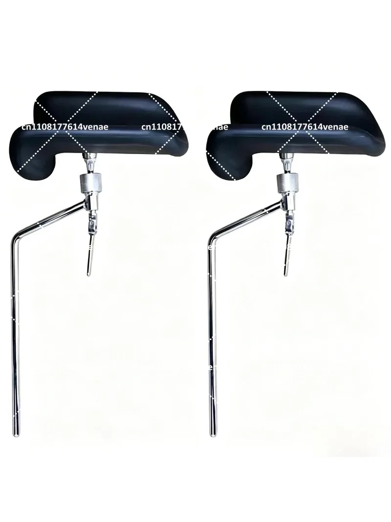 Leg Support Brackets for Exam Bed, Adjustable Stirrups for Medical Procedure Table, 1 Pair