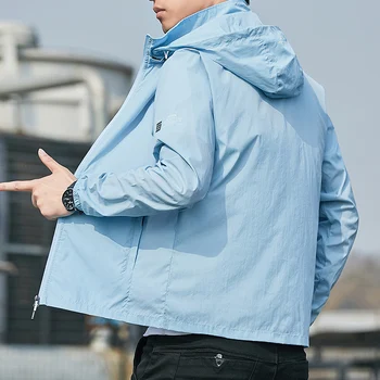 2025Summer Hooded Jacket Men Women Waterproof Sun Protection Clothing Fishing Hunting Clothes Quick Dry Skin Windbreaker 5