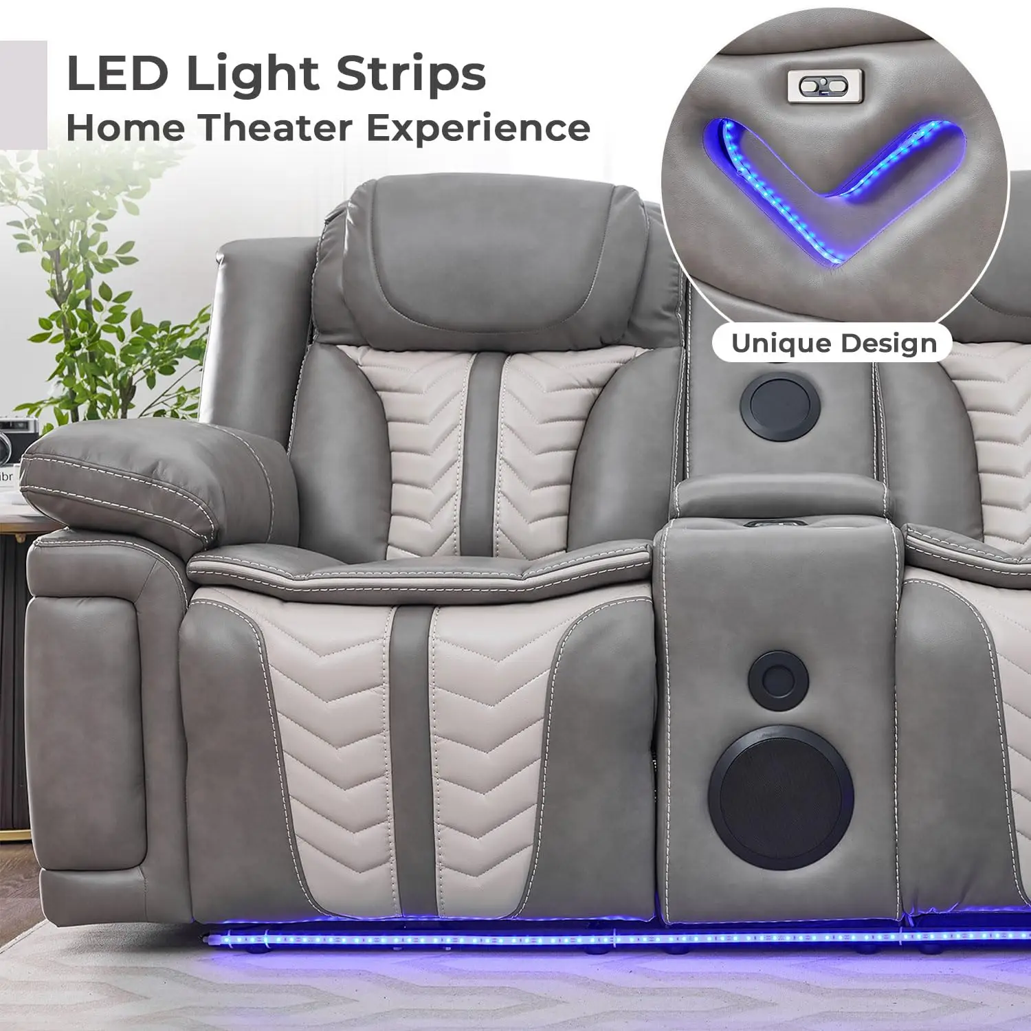 Power Recliner Sectional Sofa 6