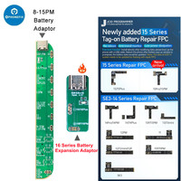 JC V1SE V1S PRO Battery Repair Board Cable for iPhone 11 12 13 14 15 16 Pro max Battery Read Write Health Warning Error Removing