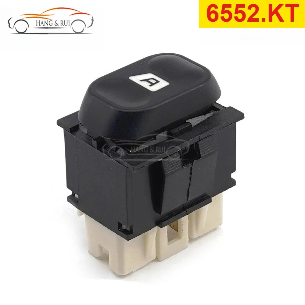 For Citroen Xsara N2 1997-2005 Estate Power Window Lifter Control Switch Lifter Button Car Accessories 6552.KT White Base