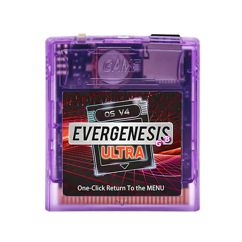 EVERGENESIS Game Boy Kleur 2000 in 1 Game Cartridge Flash Card Voor GBC GBP GBA SP Game Console OS V4 Editie met 4G TF-kaart