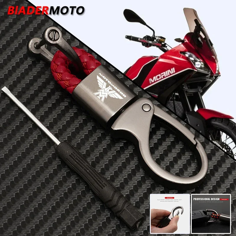 Metal Keychain For Moto Morini X Cape Xcape 650 Xcape650 2023 Motorcycle Keyring Key Chain Holder Ring Motorcycle Accessories