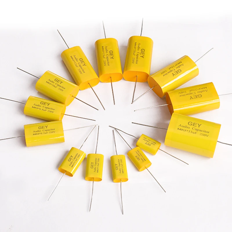 1PCS audio speaker voltage divider capacitance 0.68uf 1.0uf 1.5uf 1.8uf 2.2uf 6.8uf 8.2uf 10uf 12uf 15uf 18uf 20uf 22uf 33uf 47u