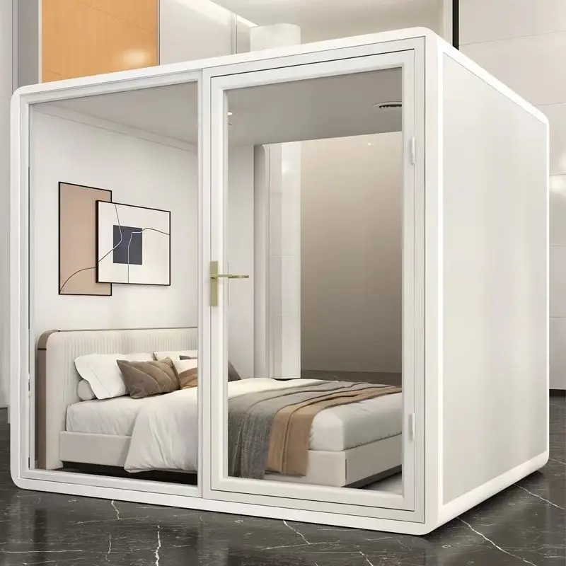 Soundproof Studio Silent Pod Space Bed Pod Indoor Mobile Studio Cabin Meeting Office Pod