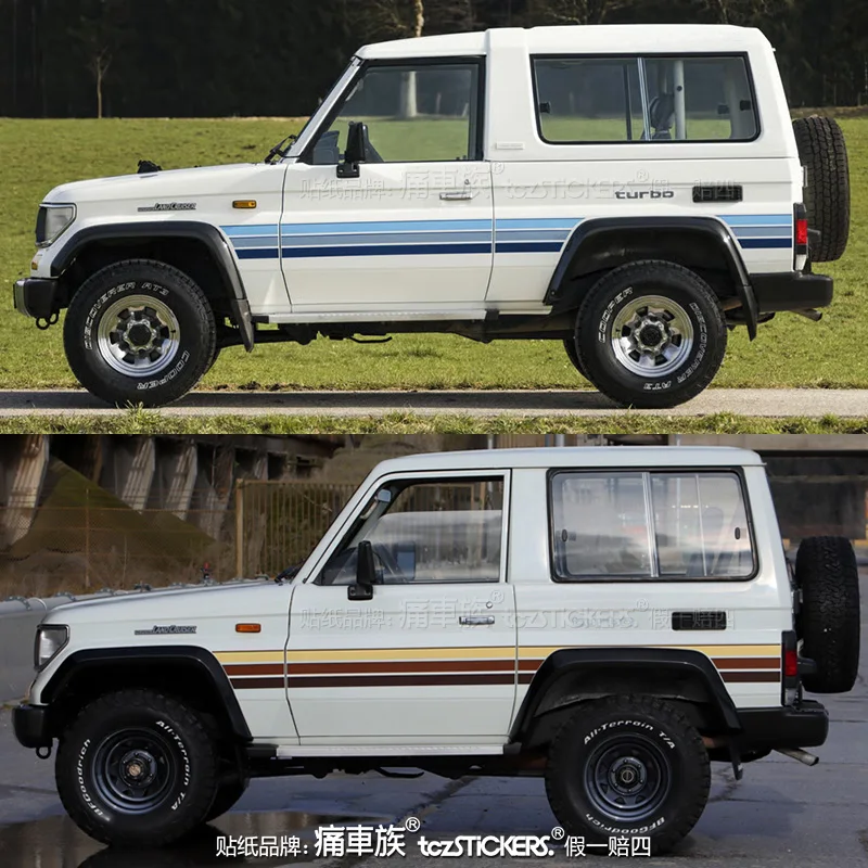 

Car Vinyl sticker FOR Toyota LC70 LC71 LC73 body decoration sporty and fashionable Film Decal modified accessories
