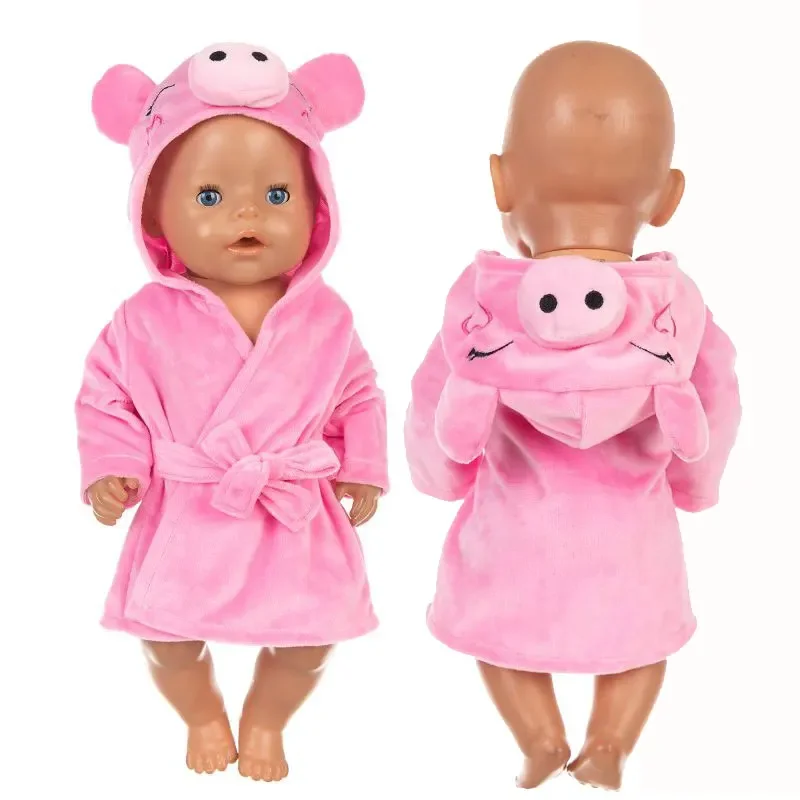 16 Inch Baby Doll Bathrobes 17 Inch Reborn Dolls Clothes Sleeping Wear