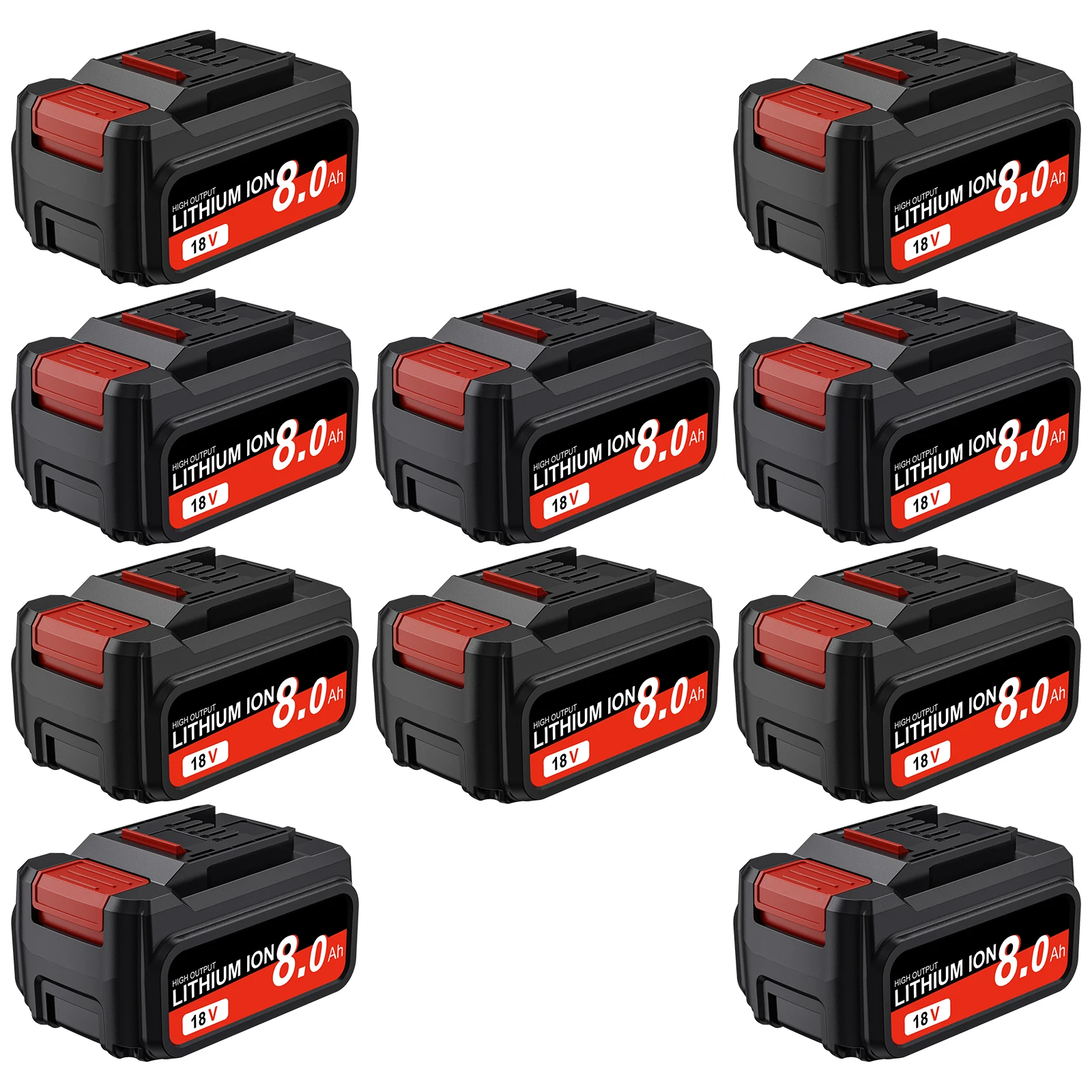 Für EINHELL EIN18C2 18V 8000mAh Li-Ionen-Akku, kompatibel mit Power X-Change PX-BAT4 PX-BAT52 GE-LC 18 Li-Serie