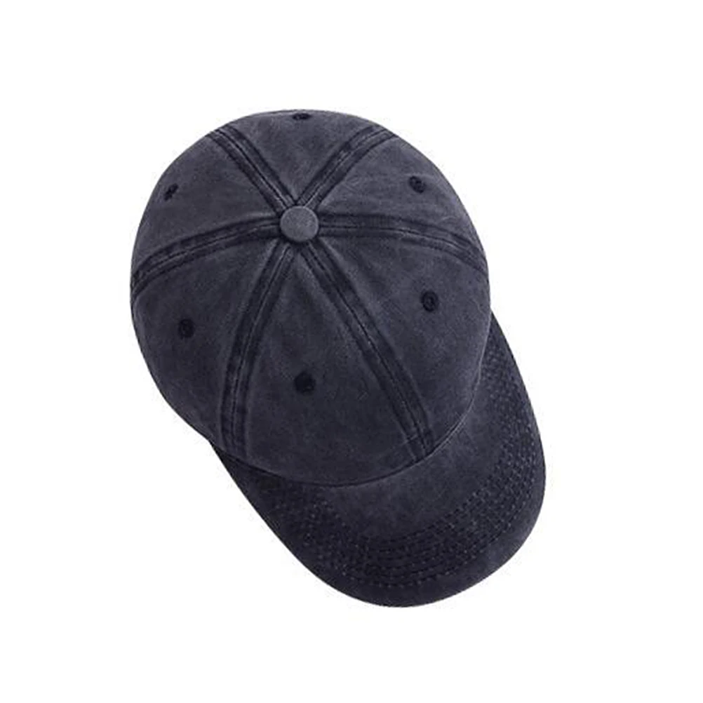 

Retro Baseball Cotton Hat For Men Women Unisex Adjustable Peaked Cap Vintage Washed Cotton Twill Sun Protection Hat