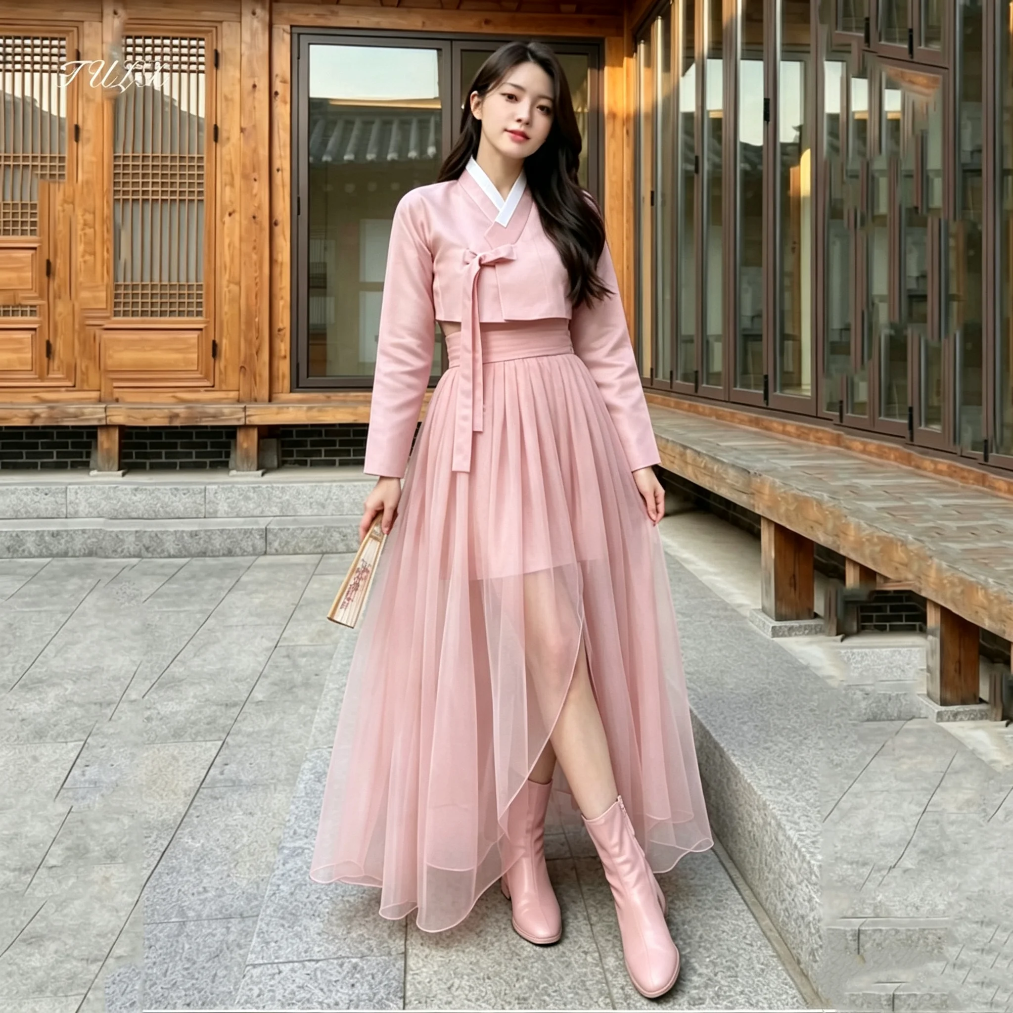 TULX Modern Concert Hanbok 2Pc - Hanbok Modern Set 评论和价格