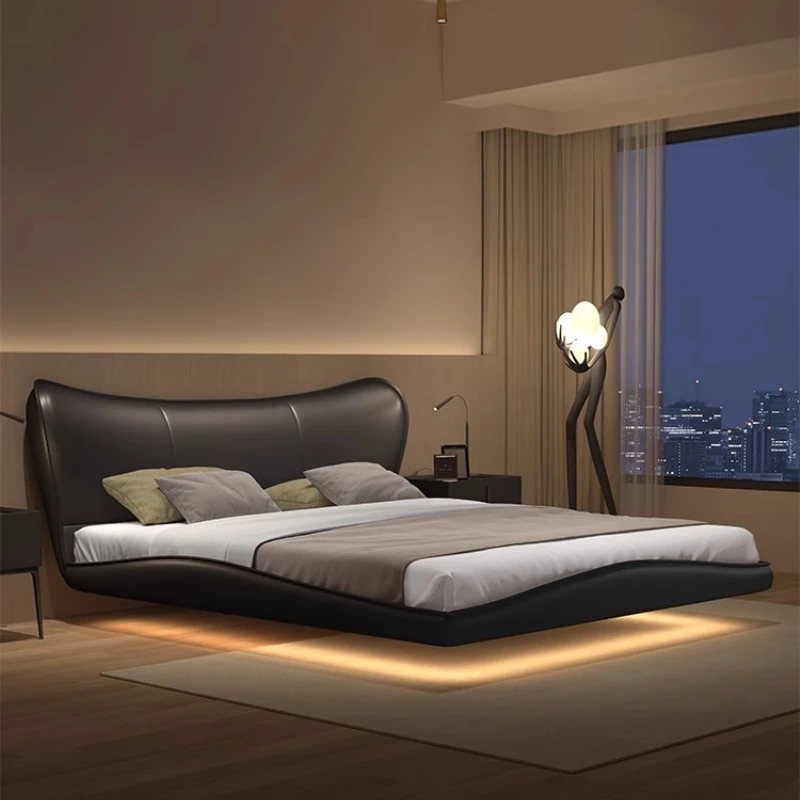 

Frames Upholstered Bed Minimalist Queen Master Bedroom Aesthetic Bed Sleeping Luxury Muebles Para Dormitorio House Accessories