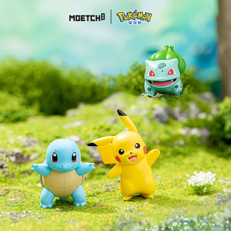 

Pokemon Psyduck Pikachu Jigglypuff Bulbasaur Charmander Squirtle Cute and interesting beans Action Figure Model Toys Gift