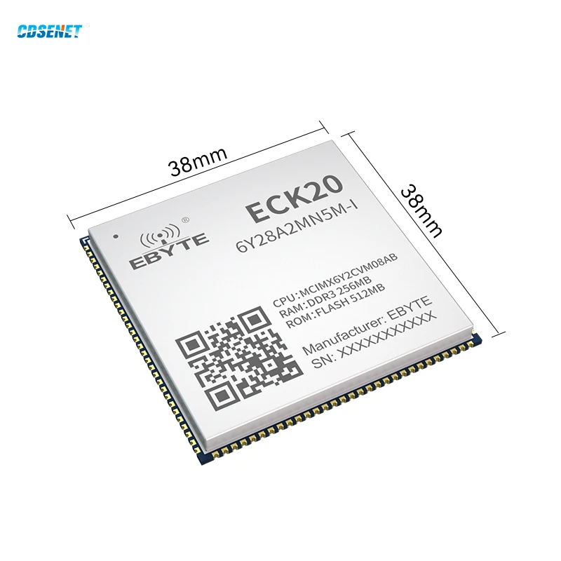 iMX6ULL Linux Core Board Industrial Grade CDSENET ECK20-6Y28A2MN5M-I LCD Dual Ethernet Low Power 256M DDR3 512M Nand NXP MPU