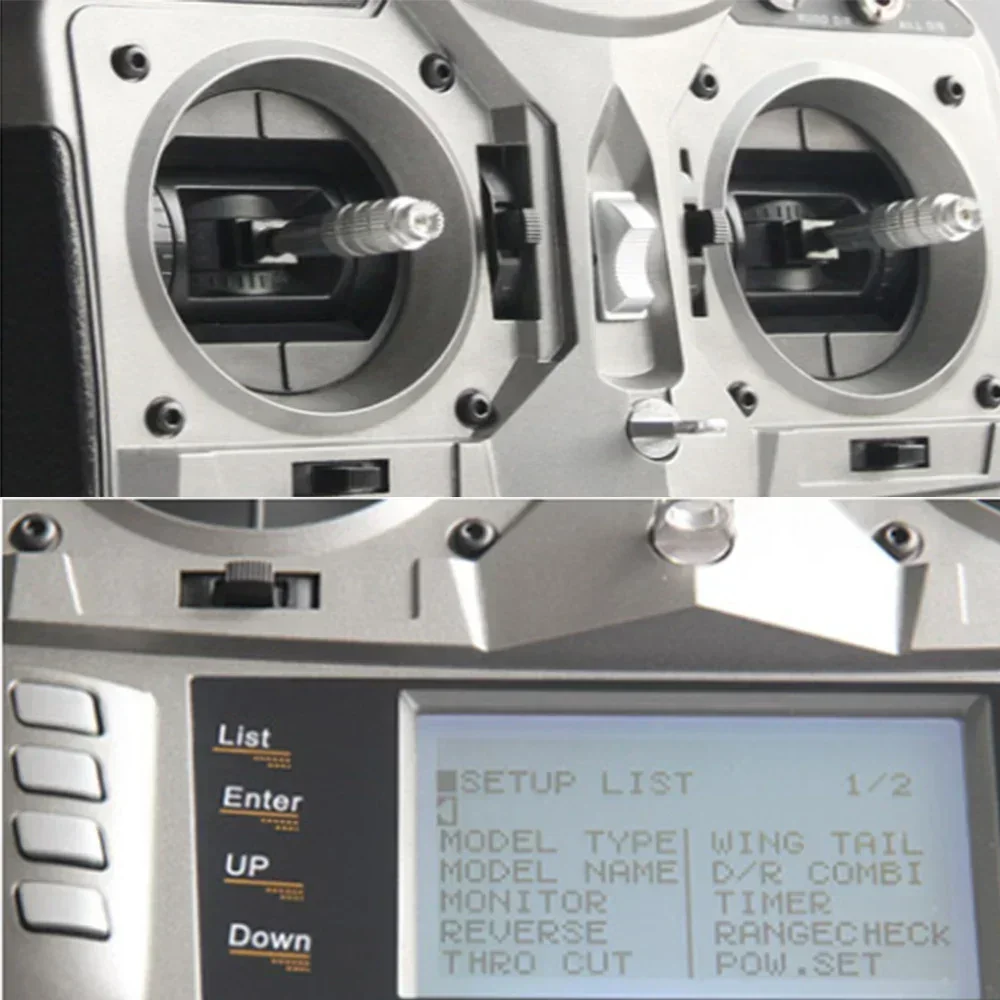 Flysky FS-i6S 2.4GHz 6CH Transmitter - Full-Range DSM2 for Drone/Aircraft, Superior to Spektrum DX6i, 10 Model Memory