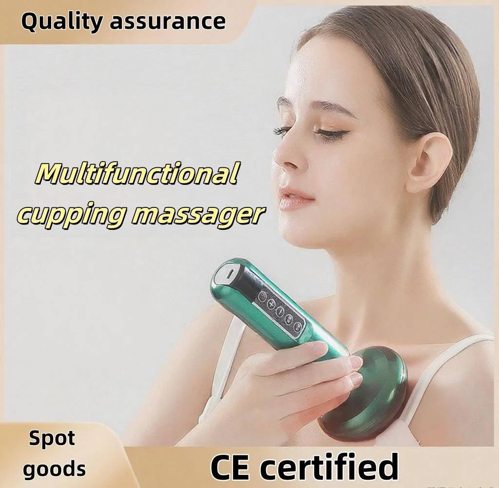 

Electric gua sha instrument, customized hot compress cupping device, heating and dredging meridians, vacuum negative pressure