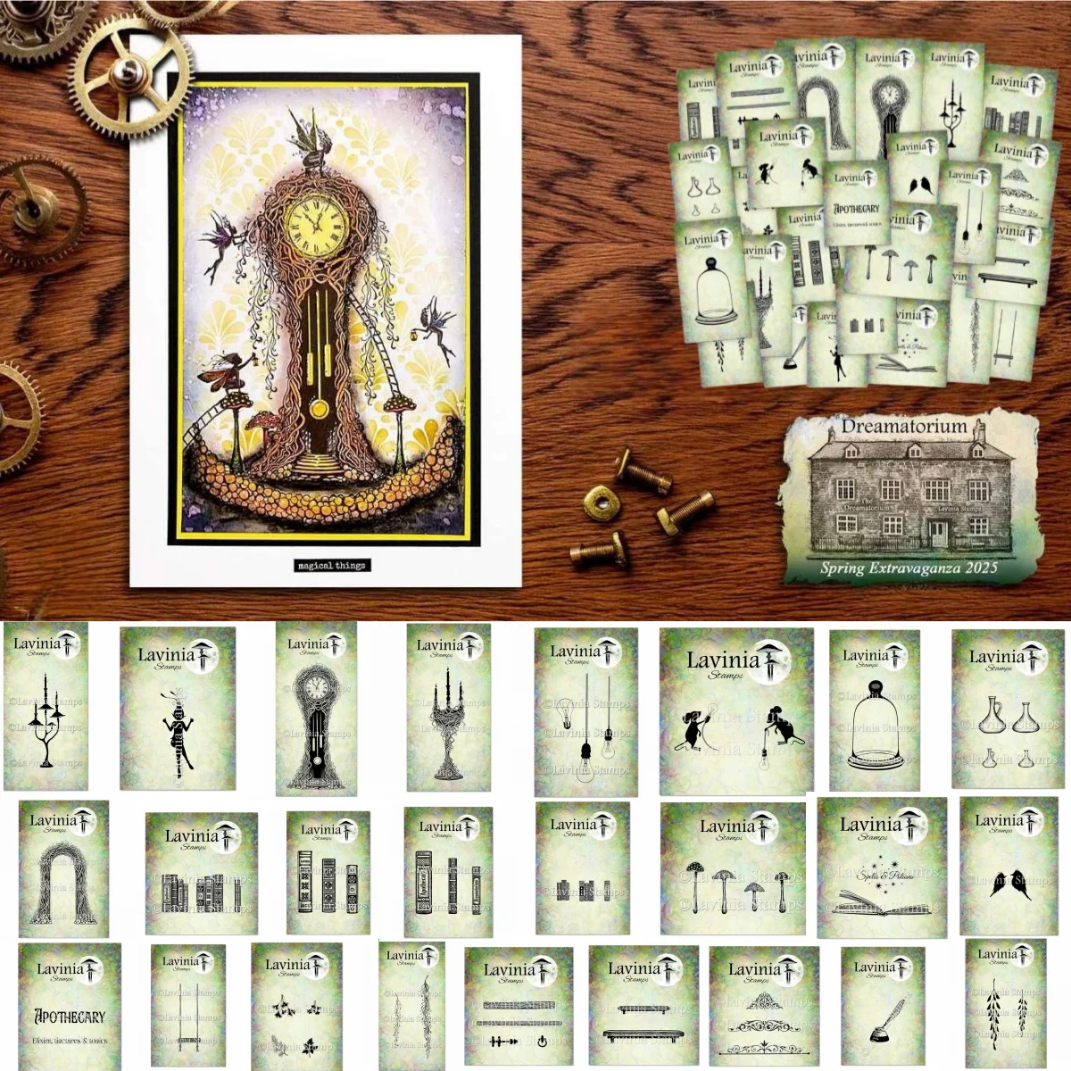 

The Dreamatorium Stamp Collection 2025 Clear Stamps DIY Scrapbook Embossed Handcraft Paper Card Album Craft Template Supplies