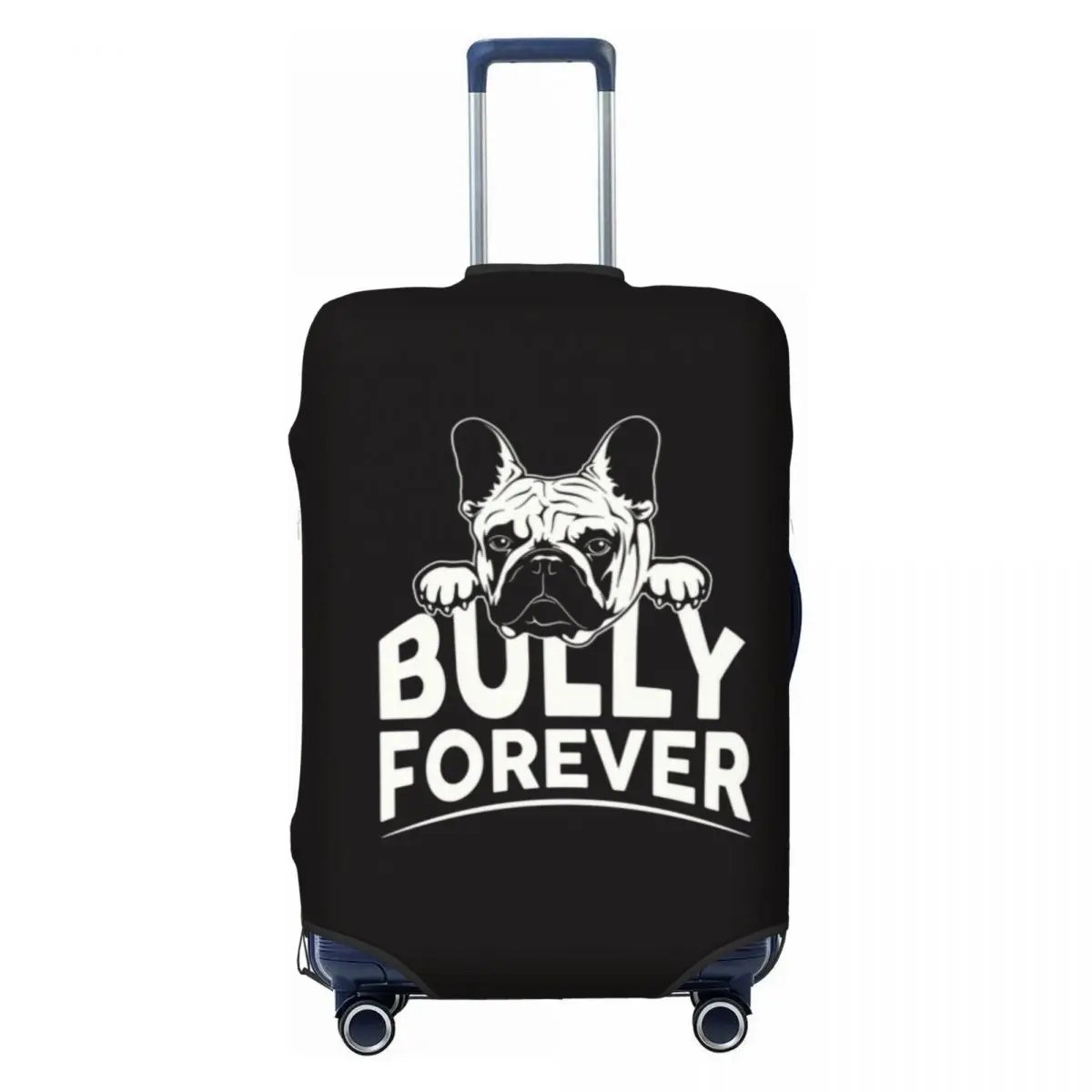 

Защитный чехол для багажа Bully Forever French Bulldog на заказ, забавный защитный чехол для дорожного чемодана с собакой для 18-32 дюймов