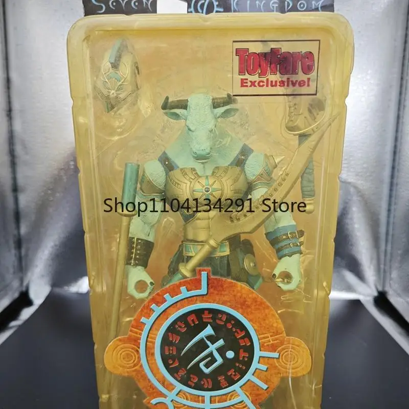 

Original Stock Four Knights 1/12 Scale Rare Seventh Kingdom Blue Minotaur Articulated Action Figure Collectible Model Gift Toy