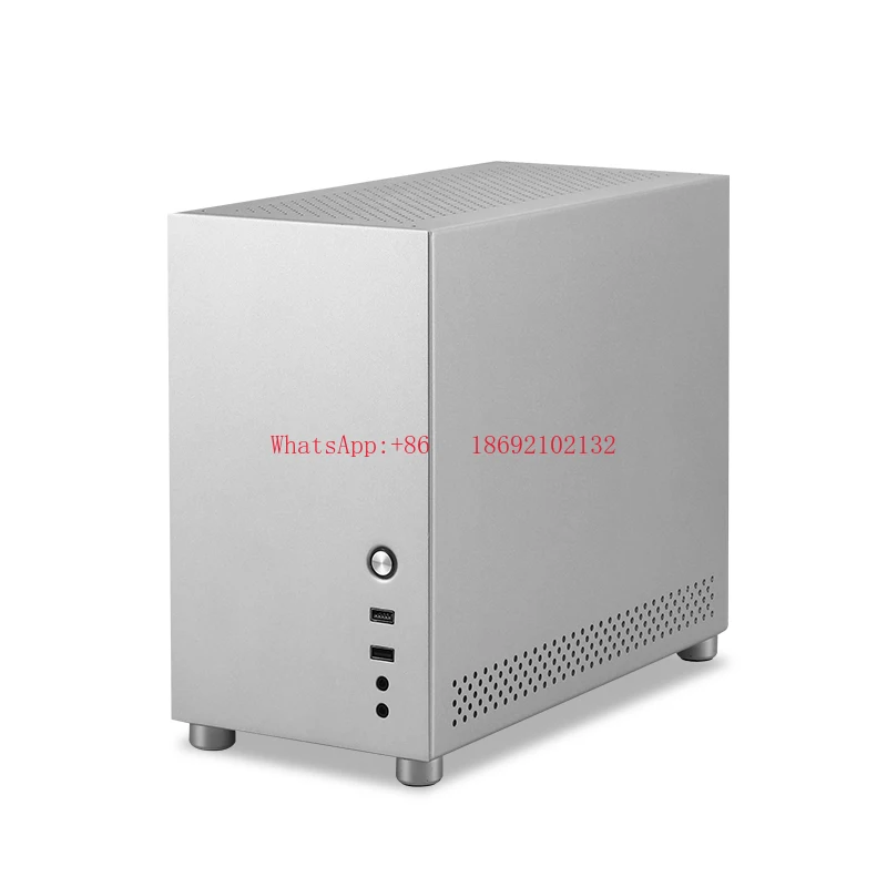 

HX100 Handle All Aluminum MATX Gaming Glass Desktop Computer Case SFXATX Power Supply