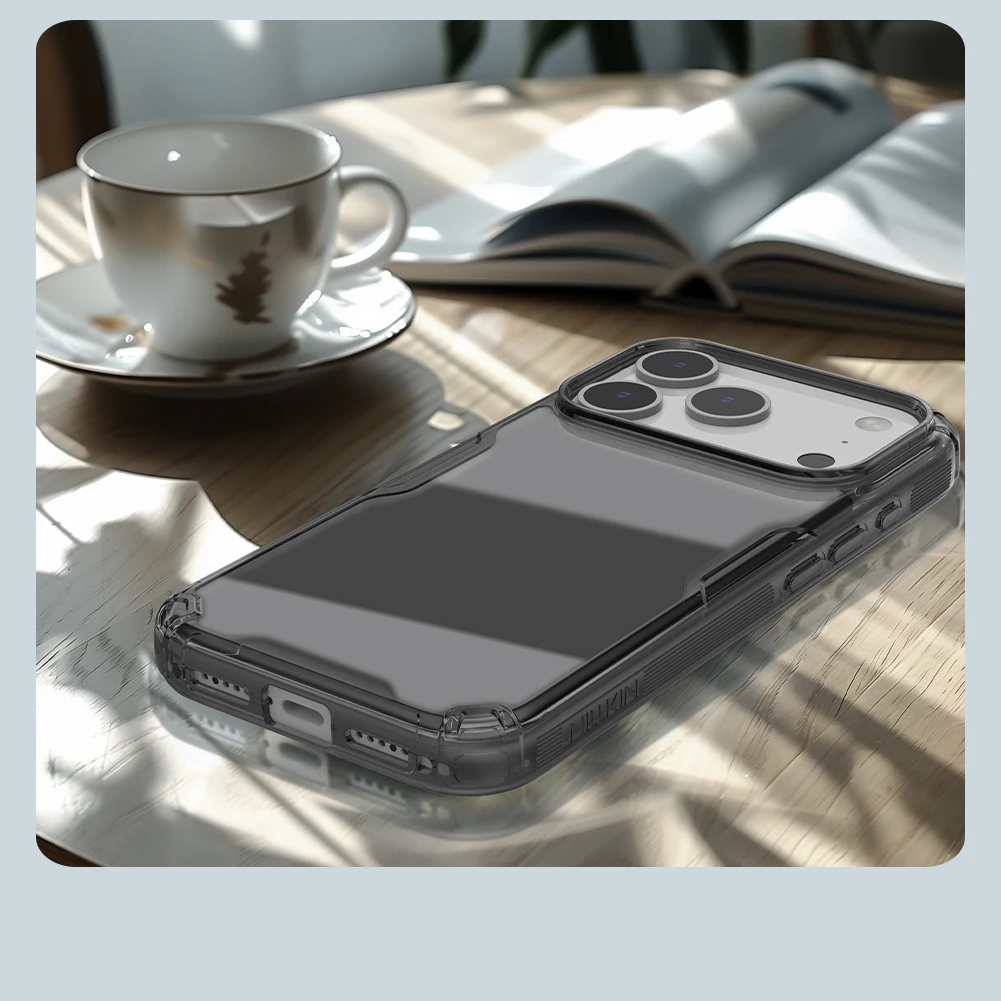 NILLKIN Schutzhülle für iPhone 18 Pro MAX, Nature Pro, passgenaue Hülle, transparente Schutzhülle für iPhone 17 Pro Max/18 Pro Max – Detail 6