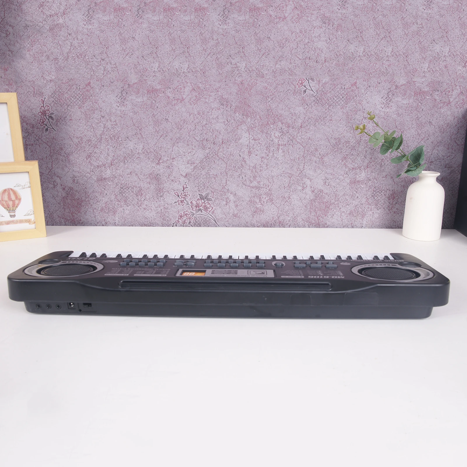 ZK40 USA Plug 61 Keys Black Digital Music Electronic Keyboard Electric Piano Kids Musical Instrument