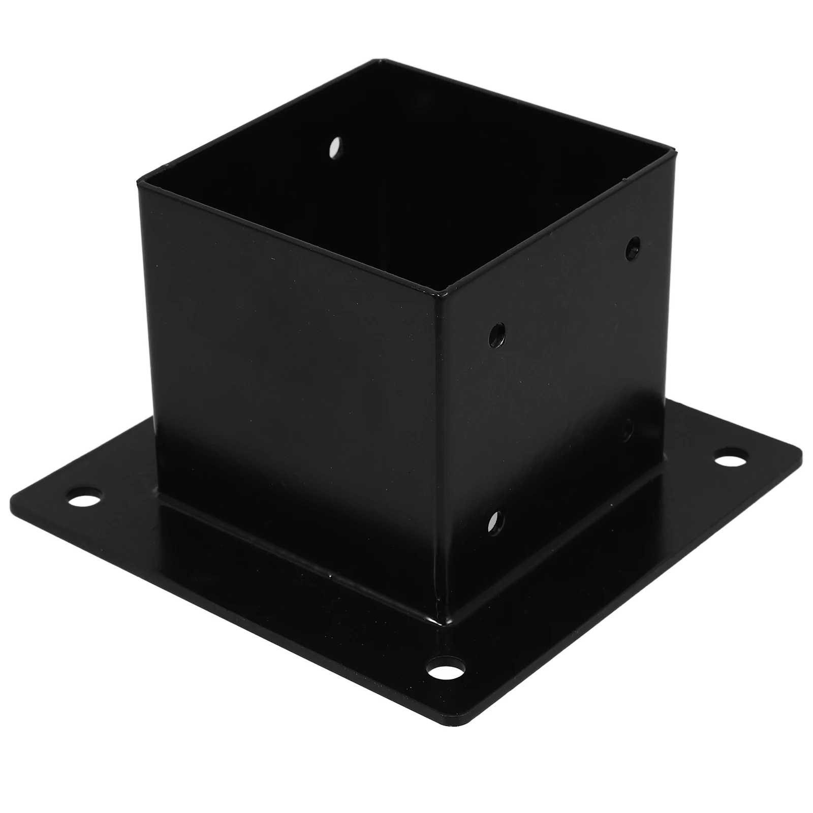 

1Set Heavy Duty Iron Post Base Bracket for Gazebo Porch Railing Deck Fence Support Multi Use Outdoor Installation Fixture