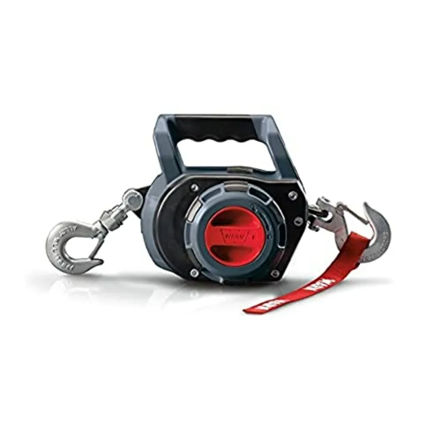 Drill Winch 750 lb Capacity Portable Drilling Winch with 30 Feet Steel Rope, Fairlead, Hook Corded Electric Drill Powered Pulli