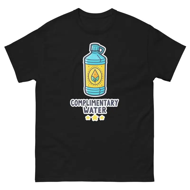 

Complimentary Water Hotel Item Travel Motel T Shirt
