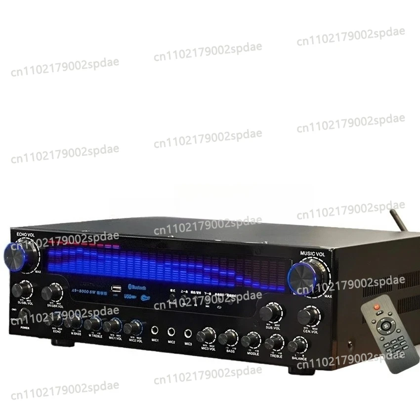 8000Sw2500W/2200W7.1 Partition Large Screen Power Amplifier Subwoofer High Fidelity Power Amplifier HF