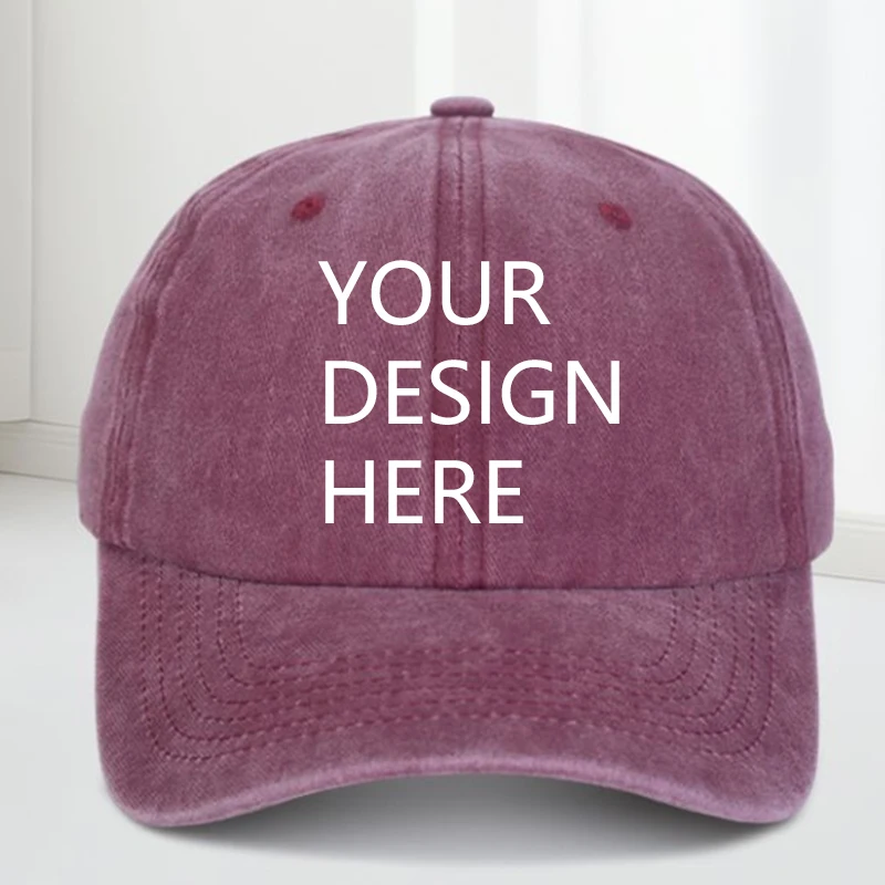 Customized retro baseball caps are available for both men and women and allow for personalized design of letter pattern prints. image 3