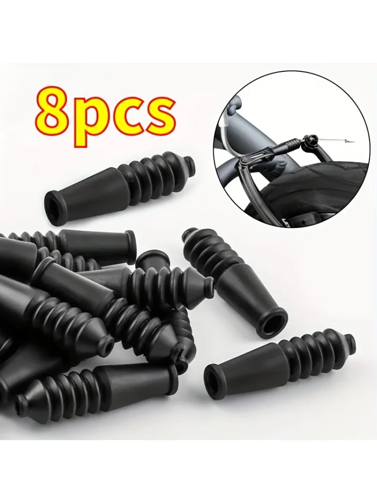 AliExpress NONE 8Pcs Black V Brake Cable Housing Protective Sleeve Flexible Guide Tube Bike Brake Parts for Mountain Road Fixed Gear Folding Bic
