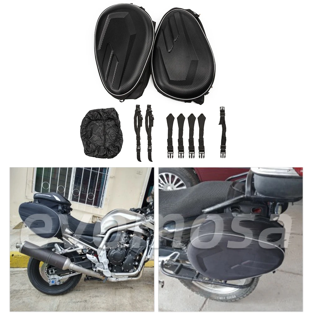 

Motorcycle Waterproof Racing Race Travel Bags Universal Luggage Saddle Bags Tail Bag Multi-functional Side Back Seat Bag