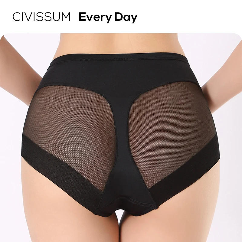 Every Day Women\'s Panties Sexy Underwear Shapers Panty Briefs Female Underpants Mesh Splicing Women Lingerie S-3XL Plus Size