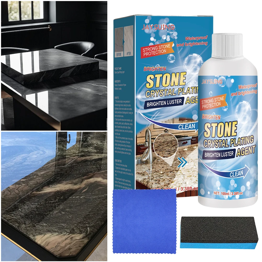 Stone Crystal Plating Agent Stone Stain Remover Cleaner Stone Polishing and Coating Agent Nano Stone Crystal Plating Liquid
